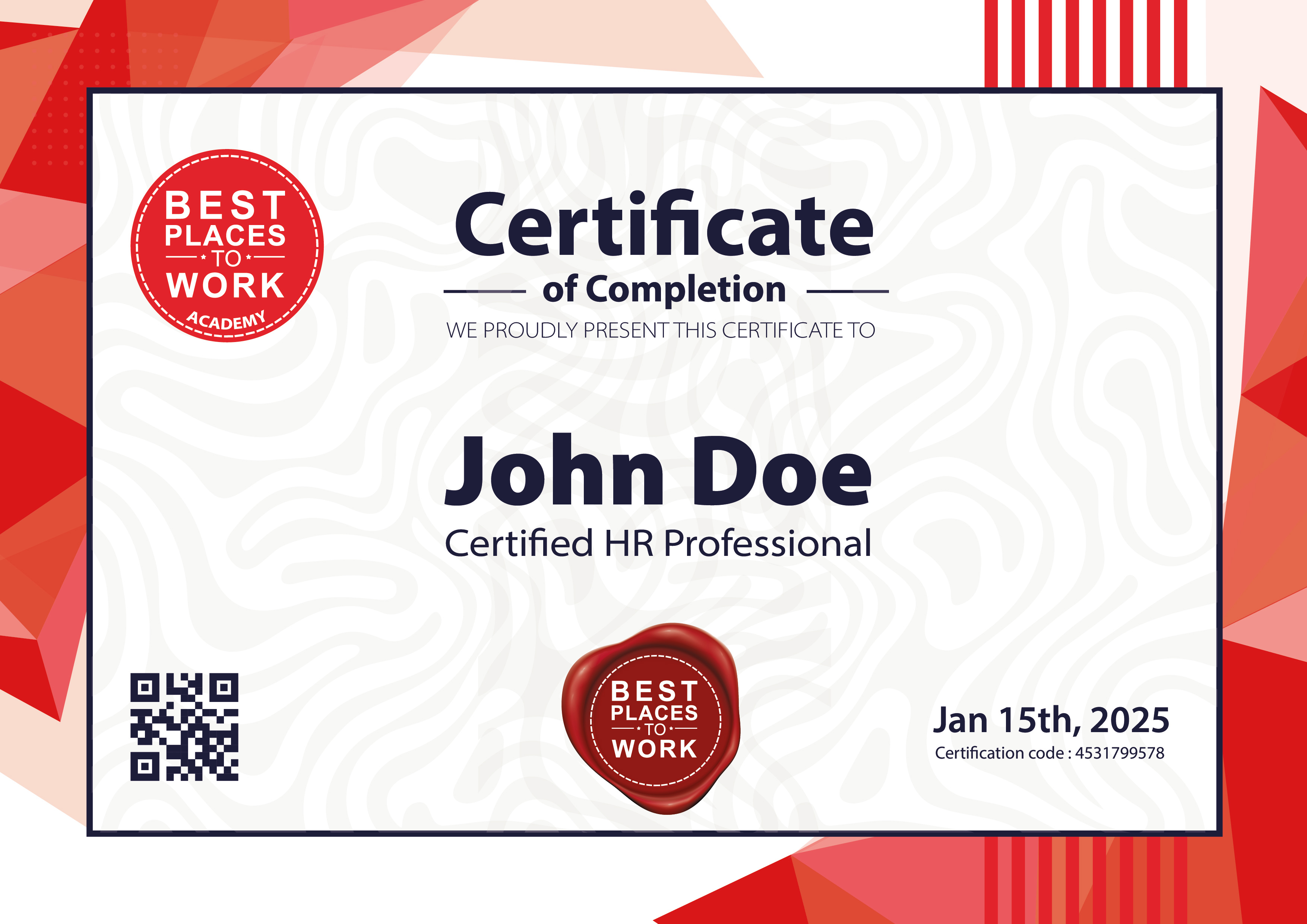 Certification